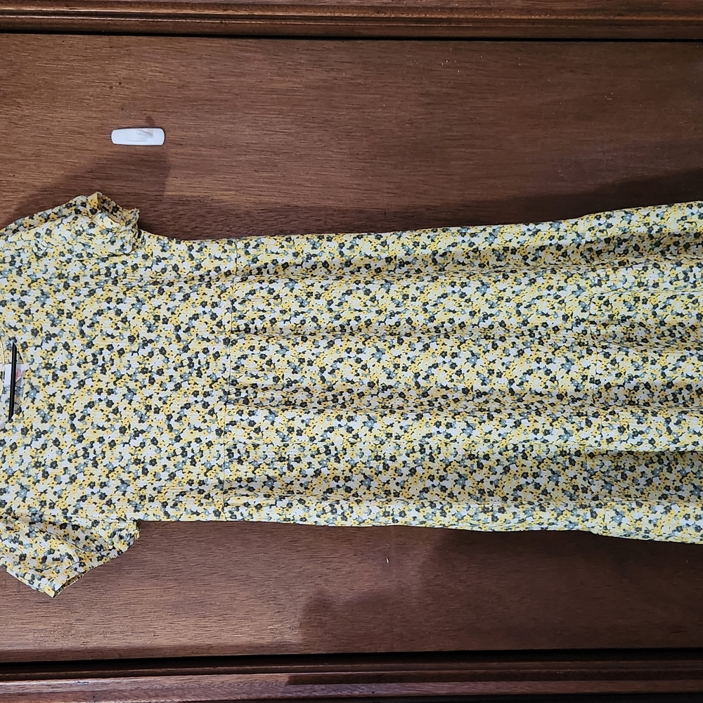 Floral Yellow Dress